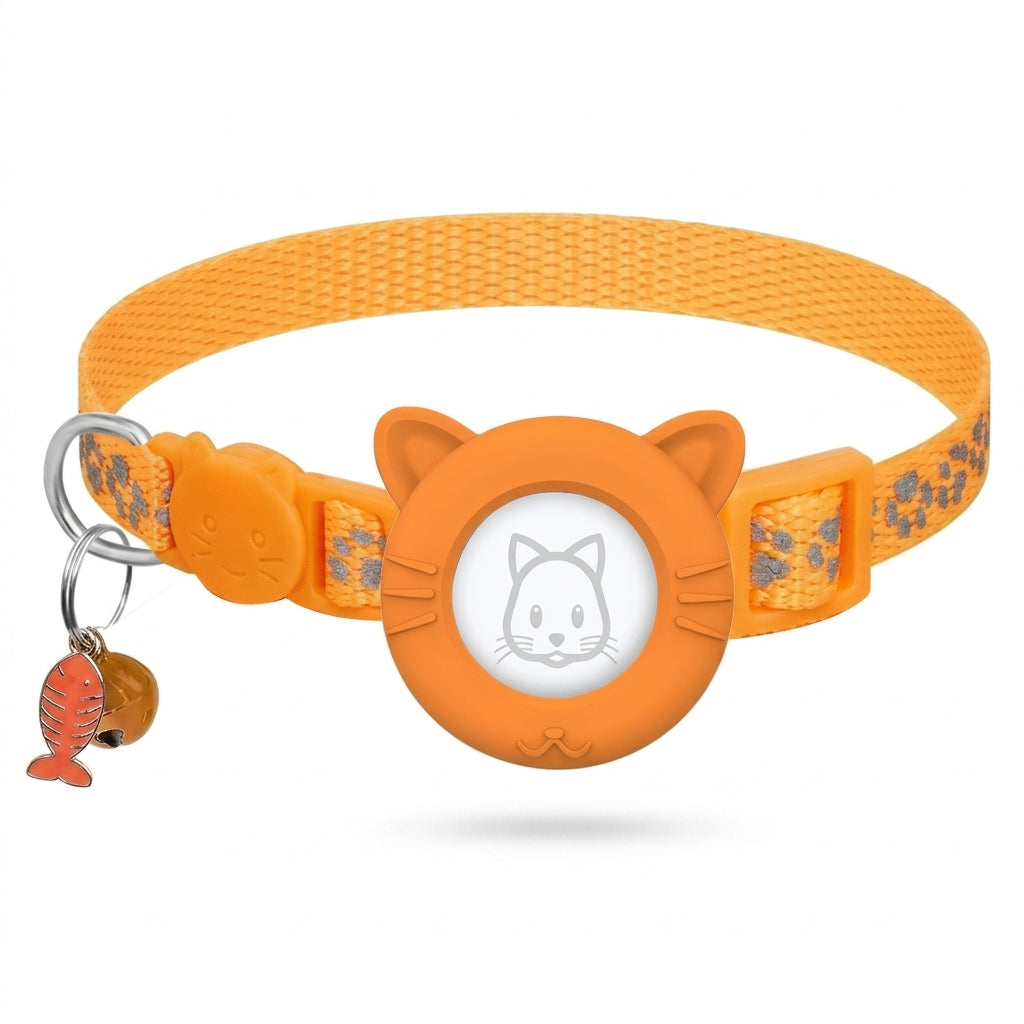 Adjustable Reflective Cat Collar with Safety Buckle for Cats & Kittens